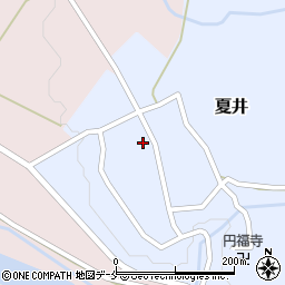 新潟県胎内市夏井61周辺の地図