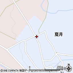 新潟県胎内市夏井47-3周辺の地図