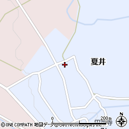 新潟県胎内市夏井26周辺の地図