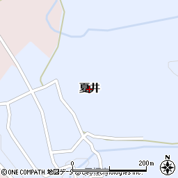 新潟県胎内市夏井周辺の地図