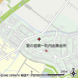 新潟県胎内市星の宮町周辺の地図