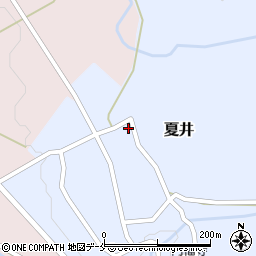 新潟県胎内市夏井27周辺の地図