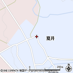 新潟県胎内市夏井28周辺の地図