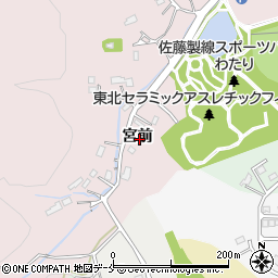 宮城県亘理郡亘理町逢隈鹿島宮前周辺の地図