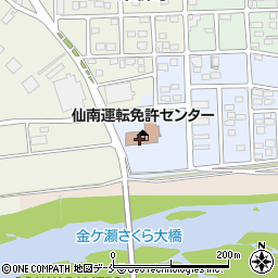 社団法人宮城県交通安全協会　仙南支所周辺の地図