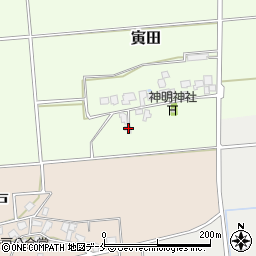 新潟県胎内市寅田26周辺の地図