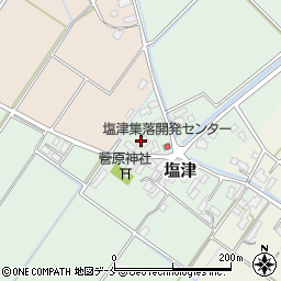新潟県胎内市塩津周辺の地図