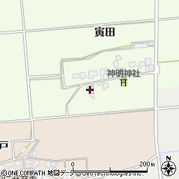 新潟県胎内市寅田24周辺の地図