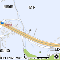 宮城県刈田郡蔵王町宮侭下20周辺の地図