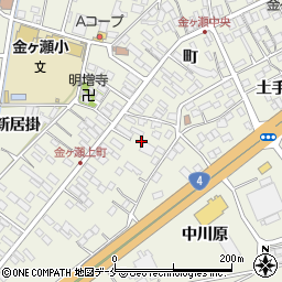 宮城県柴田郡大河原町金ケ瀬町185周辺の地図