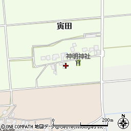 新潟県胎内市寅田22周辺の地図