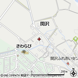 新潟県胎内市関沢406周辺の地図