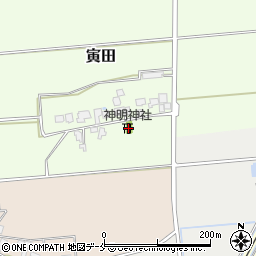 新潟県胎内市寅田12周辺の地図