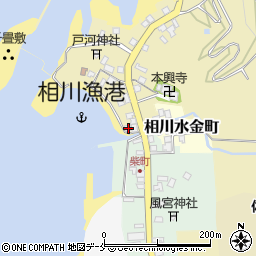 新潟県佐渡市下相川295周辺の地図