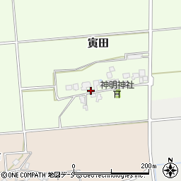 新潟県胎内市寅田88周辺の地図