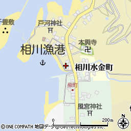 新潟県佐渡市下相川296周辺の地図