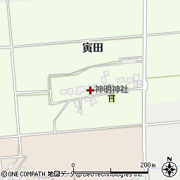 新潟県胎内市寅田89周辺の地図