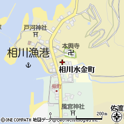新潟県佐渡市下相川293周辺の地図