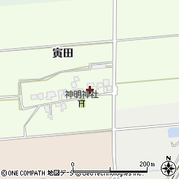 新潟県胎内市寅田109周辺の地図