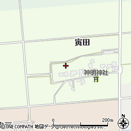 新潟県胎内市寅田154周辺の地図