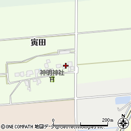 新潟県胎内市寅田126周辺の地図
