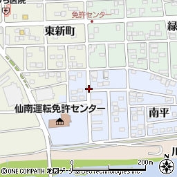 宮城県柴田郡大河原町南平周辺の地図