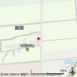新潟県胎内市寅田130周辺の地図