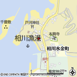 新潟県佐渡市下相川305-2周辺の地図