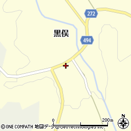 新潟県胎内市黒俣553周辺の地図