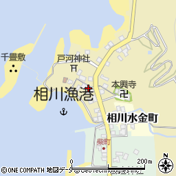 新潟県佐渡市下相川307周辺の地図