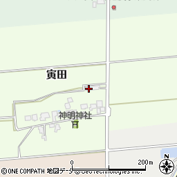新潟県胎内市寅田135周辺の地図