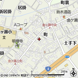 宮城県柴田郡大河原町金ケ瀬町171周辺の地図