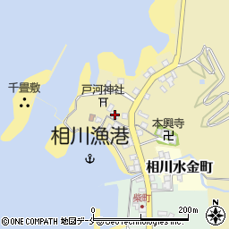 新潟県佐渡市下相川334周辺の地図