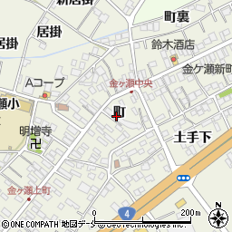 宮城県柴田郡大河原町金ケ瀬町167周辺の地図