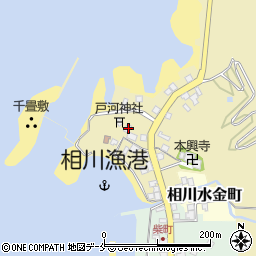 新潟県佐渡市下相川324周辺の地図