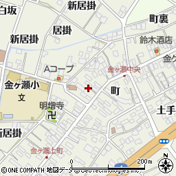 宮城県柴田郡大河原町金ケ瀬町42周辺の地図