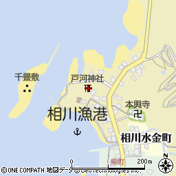 新潟県佐渡市下相川322周辺の地図