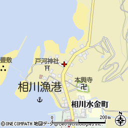 新潟県佐渡市下相川370周辺の地図