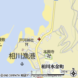 新潟県佐渡市下相川372周辺の地図