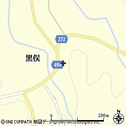 新潟県胎内市黒俣314周辺の地図