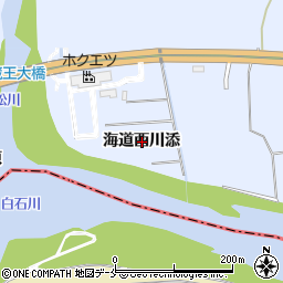 宮城県刈田郡蔵王町宮海道西川添周辺の地図