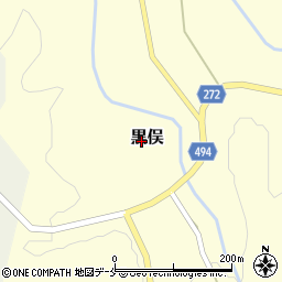 新潟県胎内市黒俣706周辺の地図