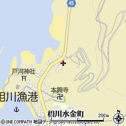 新潟県佐渡市下相川365周辺の地図