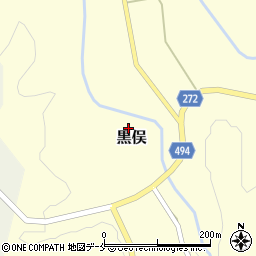 新潟県胎内市黒俣706-2周辺の地図