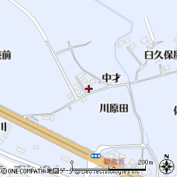 宮城県刈田郡蔵王町宮河原畑周辺の地図