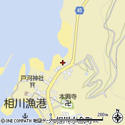 新潟県佐渡市下相川380周辺の地図