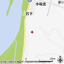 宮城県角田市小坂猪窪周辺の地図