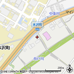 新潟県胎内市関沢78周辺の地図