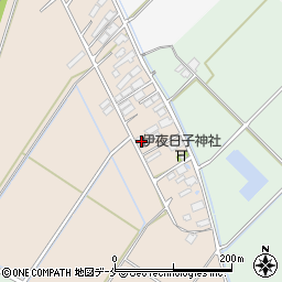 新潟県胎内市弥彦岡63周辺の地図