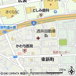 仙南産業周辺の地図